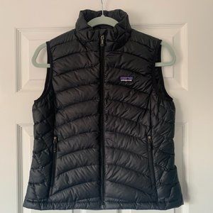 Womens Down Sweater Vest S Black